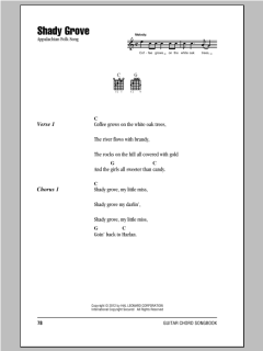 Shady Grove von Appalachian Folk Song (Download) 