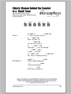 Elderly Woman Behind The Counter In A Small Town von Pearl Jam (Download) 