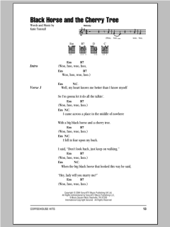Black Horse And The Cherry Tree von KT Tunstall (Download) 