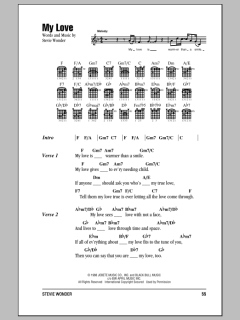 My Love von Stevie Wonder (Download) 