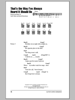 That's The Way I've Always Heard It Should Be von Carly Simon (Download) 
