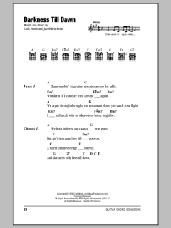 Darkness Till Dawn von Carly Simon (Download) 