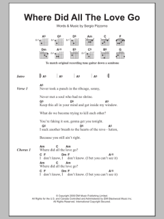 Where Did All The Love Go von Kasabian (Download) 