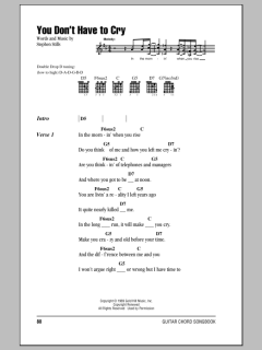 You Don't Have To Cry von Crosby, Stills & Nash (Download) 