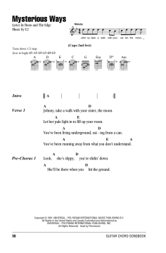 Mysterious Ways von U2 (Download) 