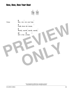 Row, Row, Row Your Boat von Traditional (Download) 