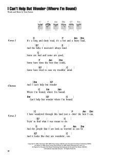 I Can't Help But Wonder von Tom Paxton (Download) 