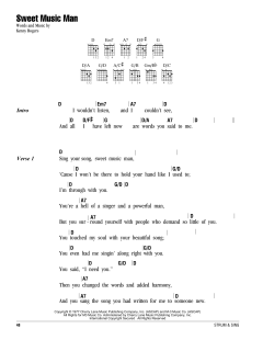 Sweet Music Man von Kenny Rogers (Download) 