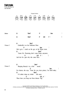 Fairytale von Sara Bareilles (Download) 