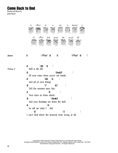 Come Back To Bed von John Mayer (Download) 
