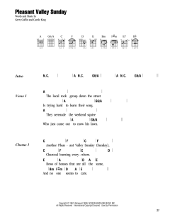 Pleasant Valley Sunday von Carole King (Download) 
