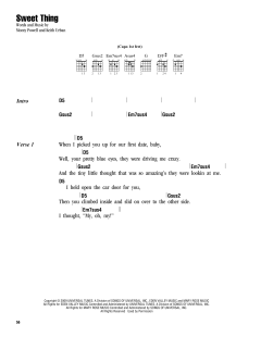 Sweet Thing von Keith Urban (Download) 