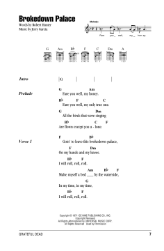 Brokedown Palace von Grateful Dead (Download) 