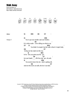 Walk Away von Kelly Clarkson (Download) 