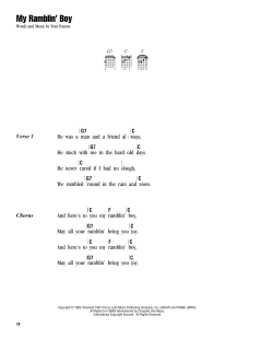 My Ramblin' Boy von Tom Paxton (Download) 