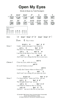 Open My Eyes von Todd Rundgren (Download) 