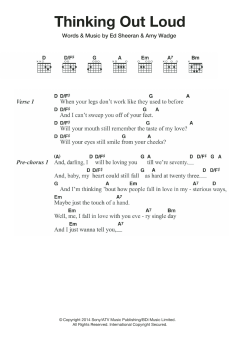 Thinking Out Loud von Ed Sheeran (Download) 