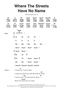 Where The Streets Have No Name von U2 (Download) 