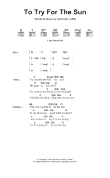 Try For The Sun von Donovan (Download) 