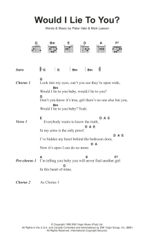 Would I Lie To You? von Peter Vale (Download) 