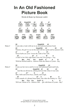In An Old Fashioned Picture Book von Donovan (Download) 