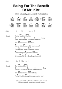 Being For The Benefit Of Mr. Kite von The Beatles (Download) 