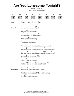 Are You Lonesome Tonight? von Elvis Presley (Download) 