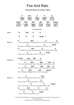 Fire And Rain von James Taylor (Download) 