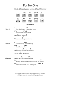 For No One von The Beatles (Download) 