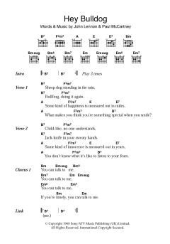Hey Bulldog von The Beatles (Download) 