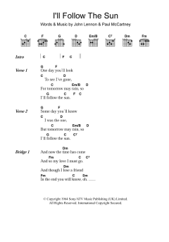 I'll Follow The Sun von The Beatles (Download) 