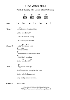 One After 909 von The Beatles (Download) 