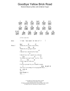 Goodbye Yellow Brick Road von Elton John (Download) 