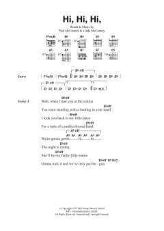 Hi Hi Hi von Wings (Download) 