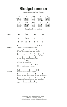 Sledgehammer von Peter Gabriel (Download) 
