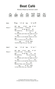 Beat Cafe von Donovan (Download) 