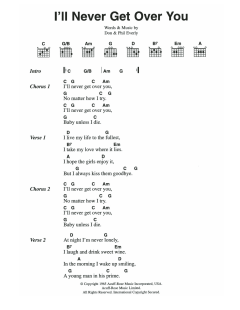 I'll Never Get Over You von The Everly Brothers (Download) 