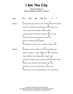 I Am The City von ABBA (Download) 