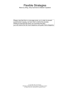 Flexible Strategies von The Police (Download) 