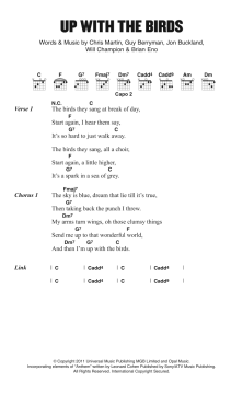 Up With The Birds von Coldplay (Download) 