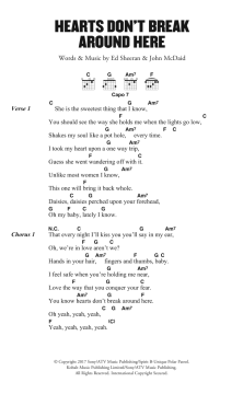 Hearts Don't Break Around Here von Ed Sheeran (Download) 