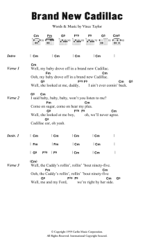 Brand New Cadillac (Download) 