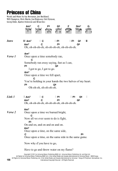 Princess Of China von Coldplay (Download) 