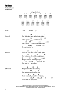 Anthem von Leonard Cohen (Download) 