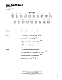 You'll Be In My Heart von Phil Collins (Download) 