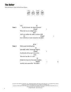 The Bolter von Taylor Swift (Download) 