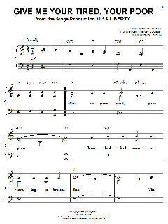 Give Me Your Tired, Your Poor von Irving Berlin (Download) 