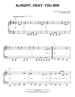 Alright, Okay, You Win von Peggy Lee (Download) 