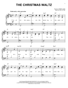 The Christmas Waltz von Sammy Cahn (Download) 