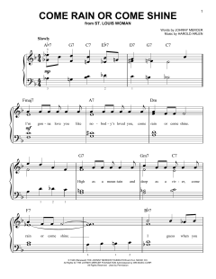 Come Rain Or Come Shine von Frank Sinatra (Download) 